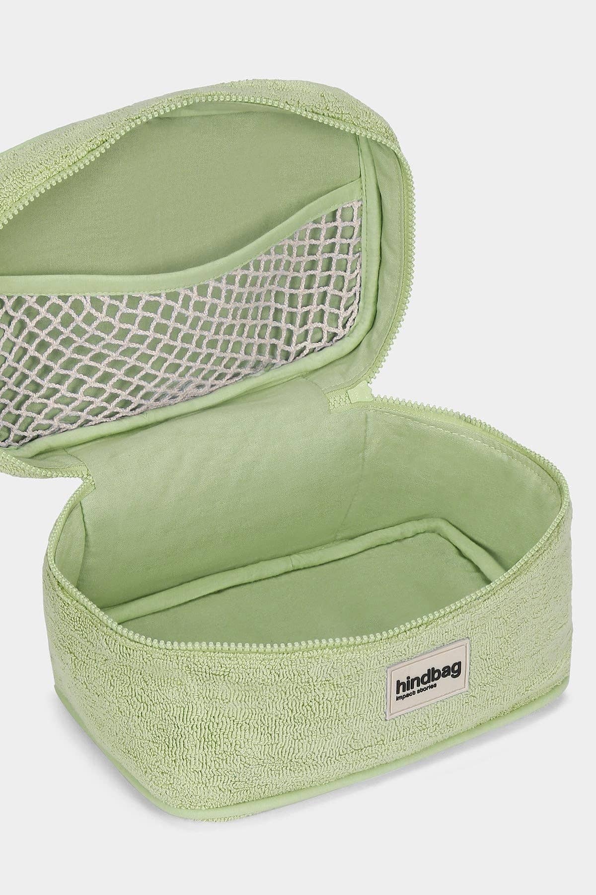 Gaspard Vanity Bag | Almond Green Sponge
