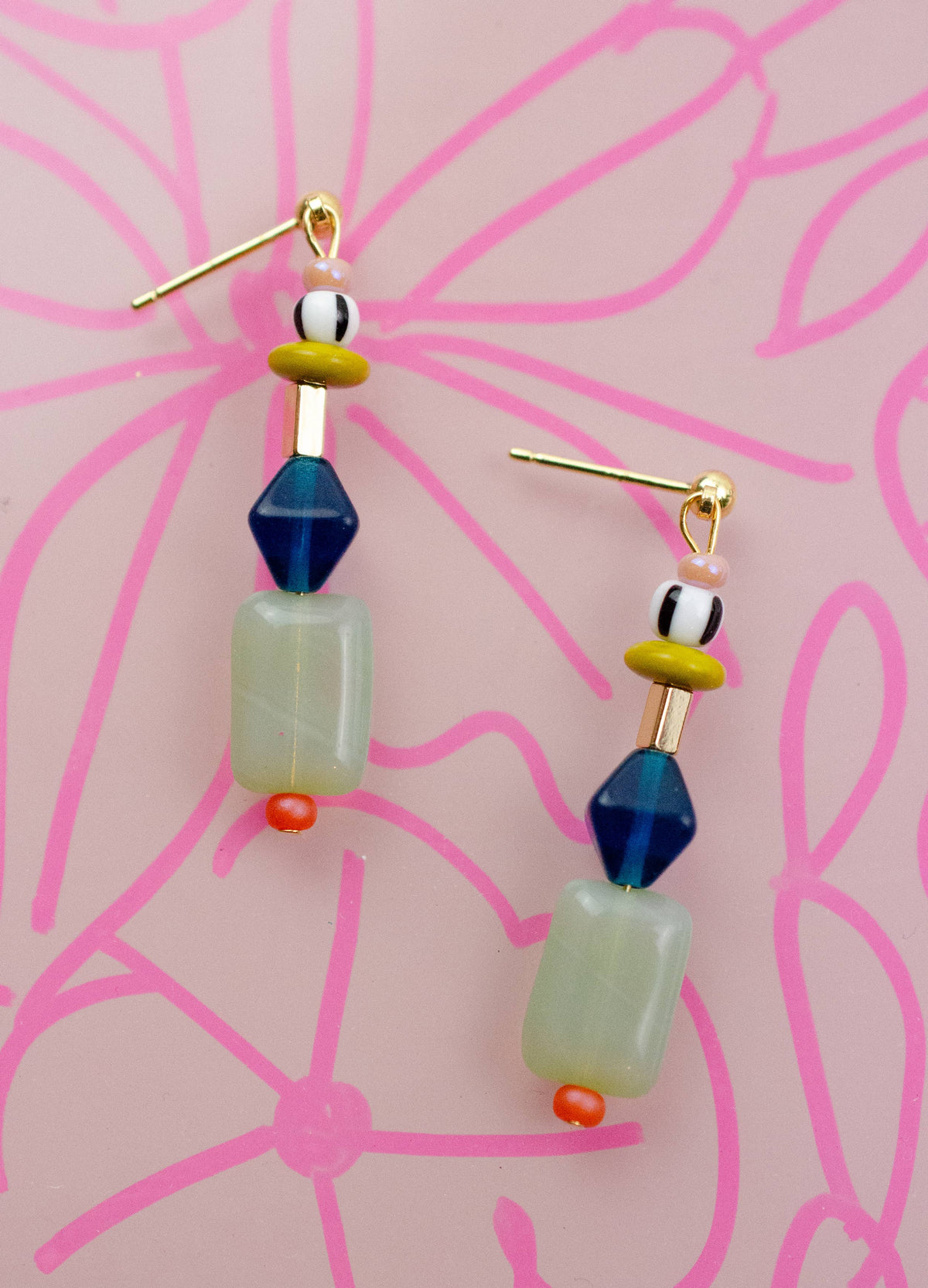 September Dangle Earrings | Multicolour