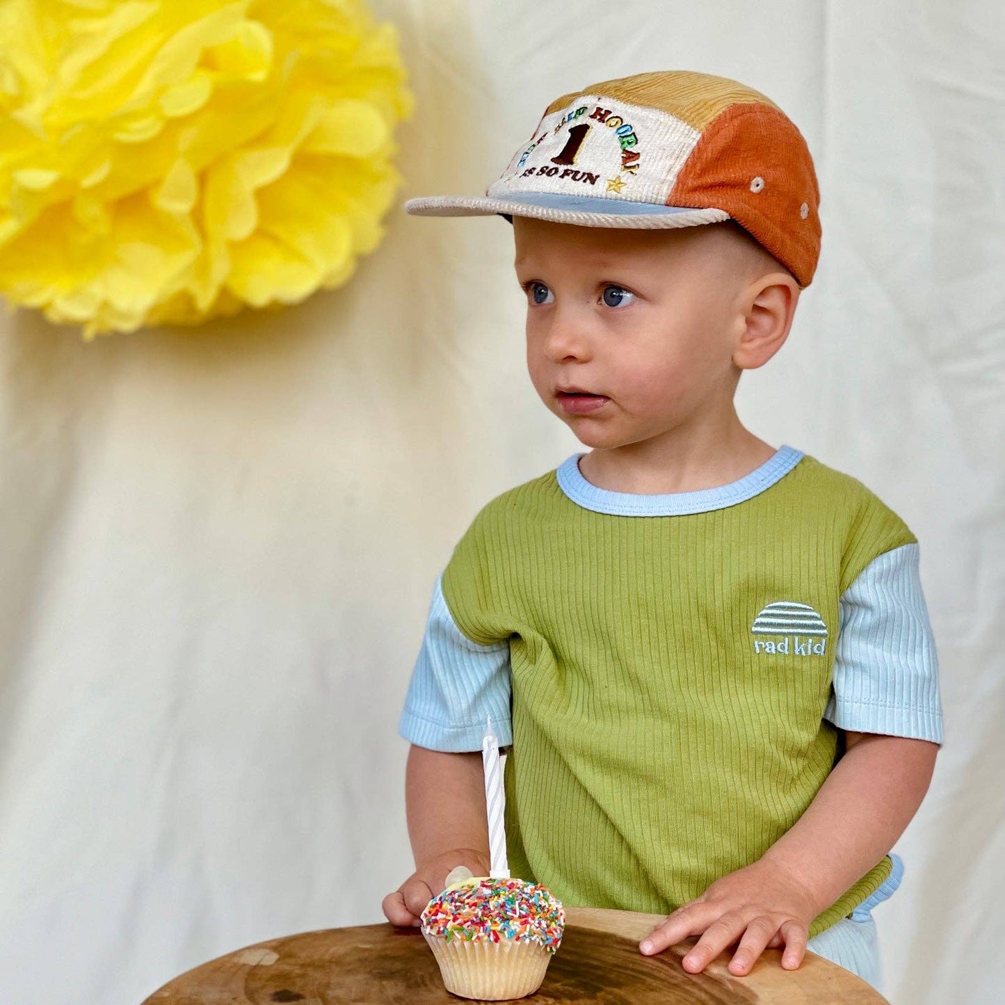 1st Birthday Cord Cap | Primary Spliced