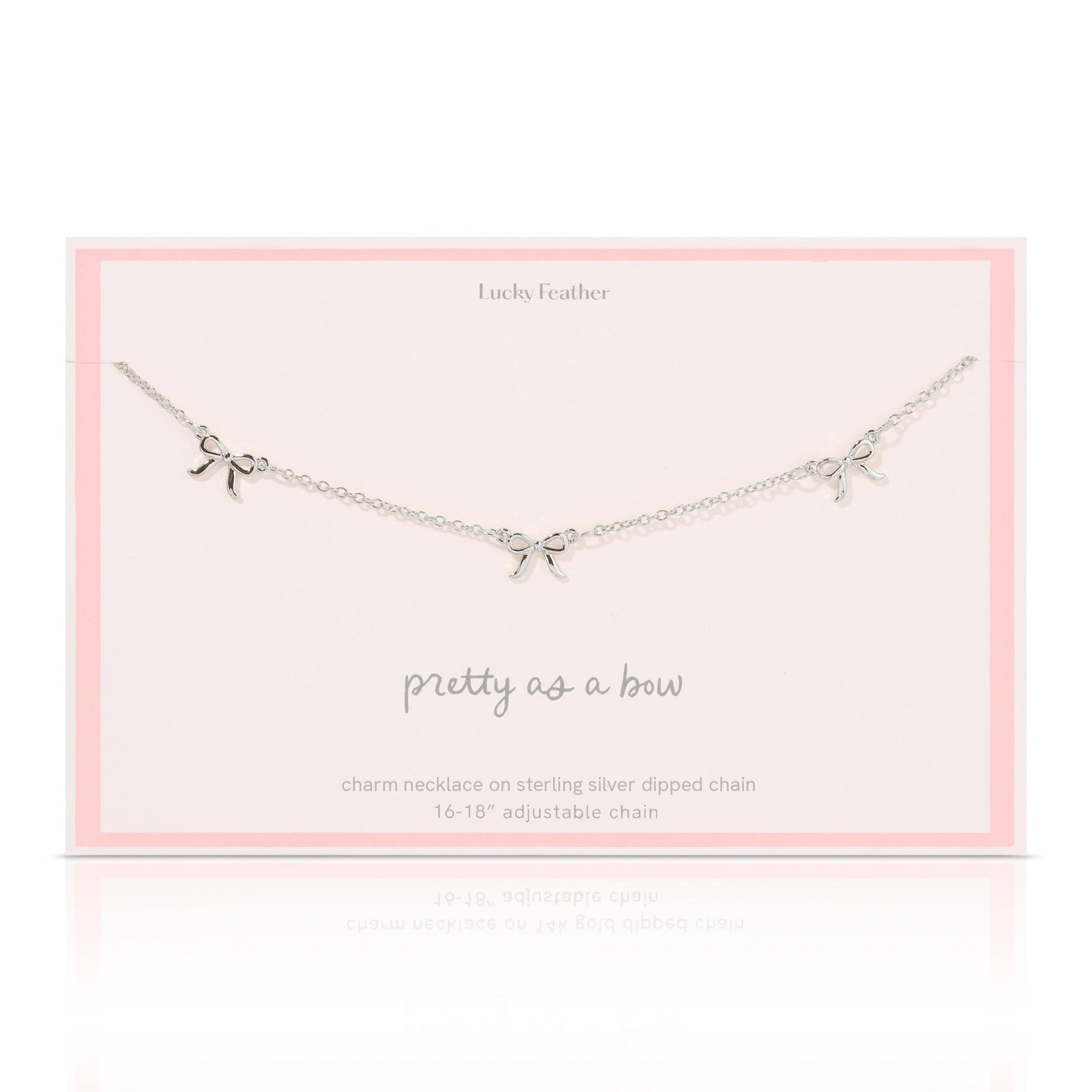 Beautiful Bows Necklace | Silver