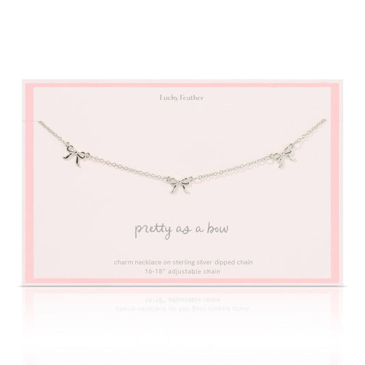 Beautiful Bows Necklace | Silver