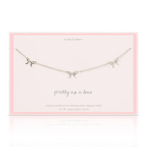 Beautiful Bows Necklace | Silver