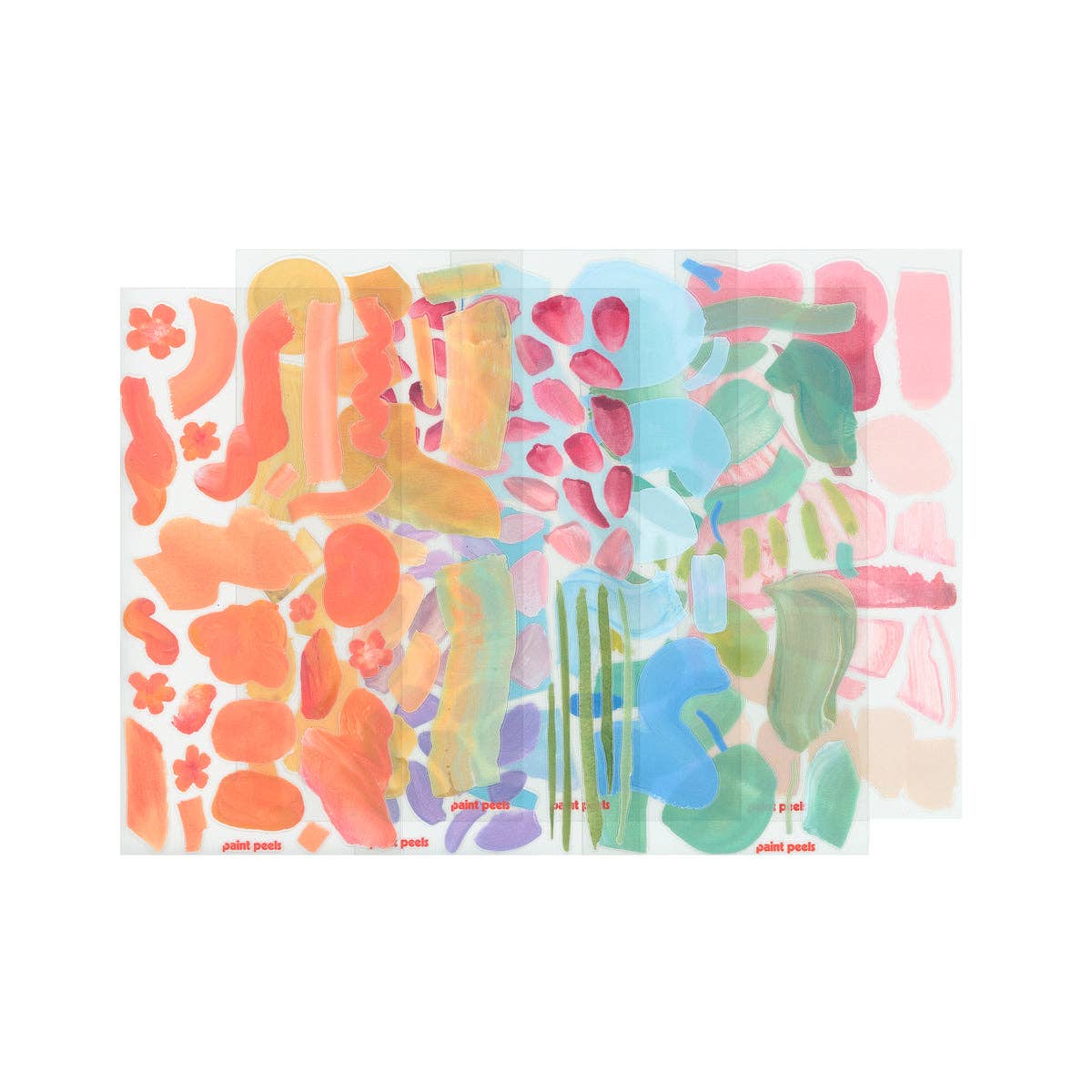 Paint Peels Sticker Sheet Collection | Soft Thaw