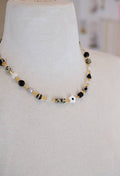 Beaded Necklace | Black and White