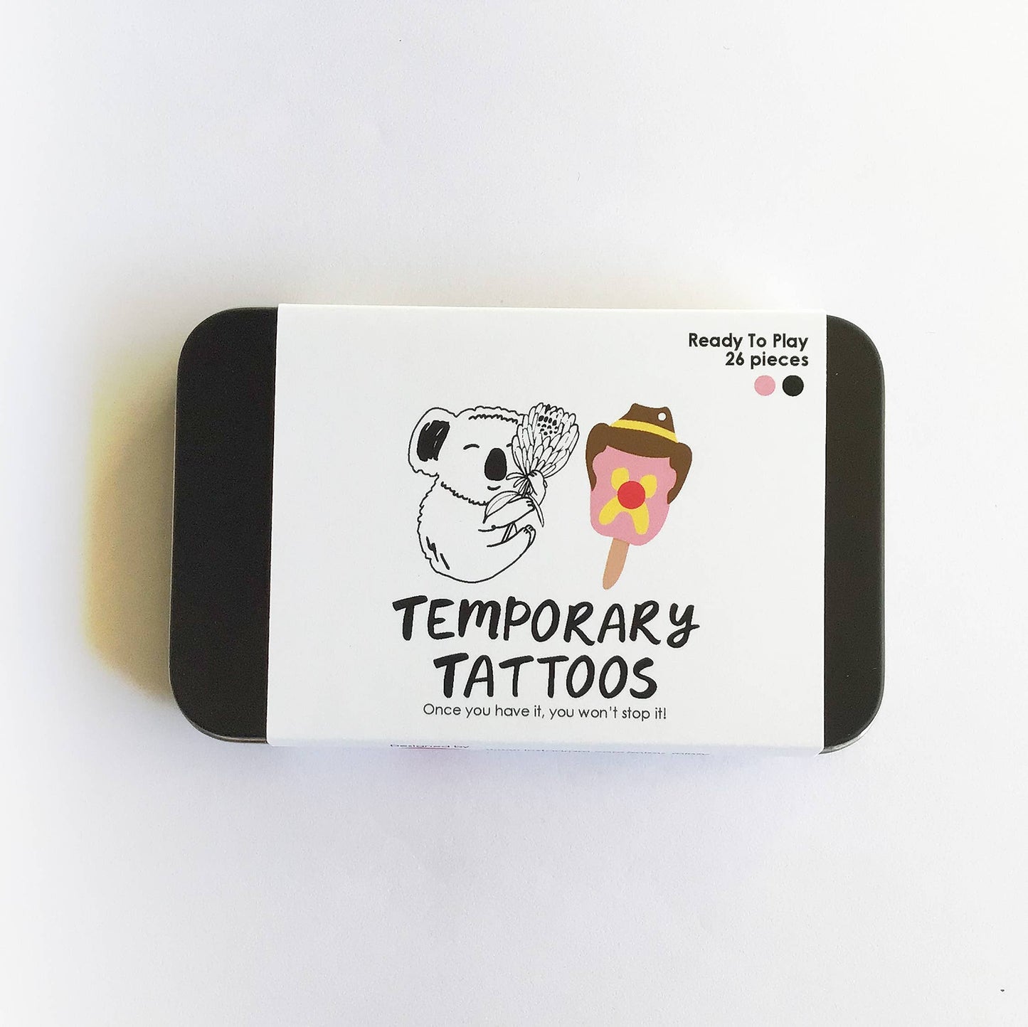 Australiana Animal n Food | Pre-cut Temporary Tattoos