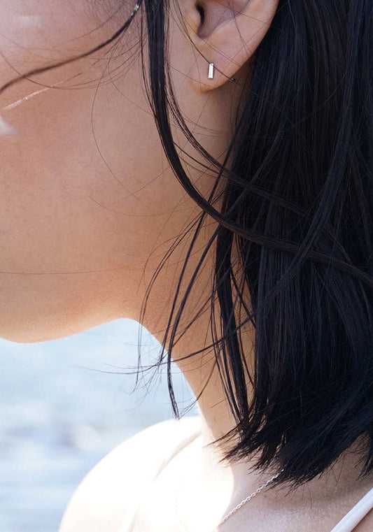 Bar Studs | 925 Sterling silver