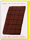 Thanks Chocolate | David Shrigley Card