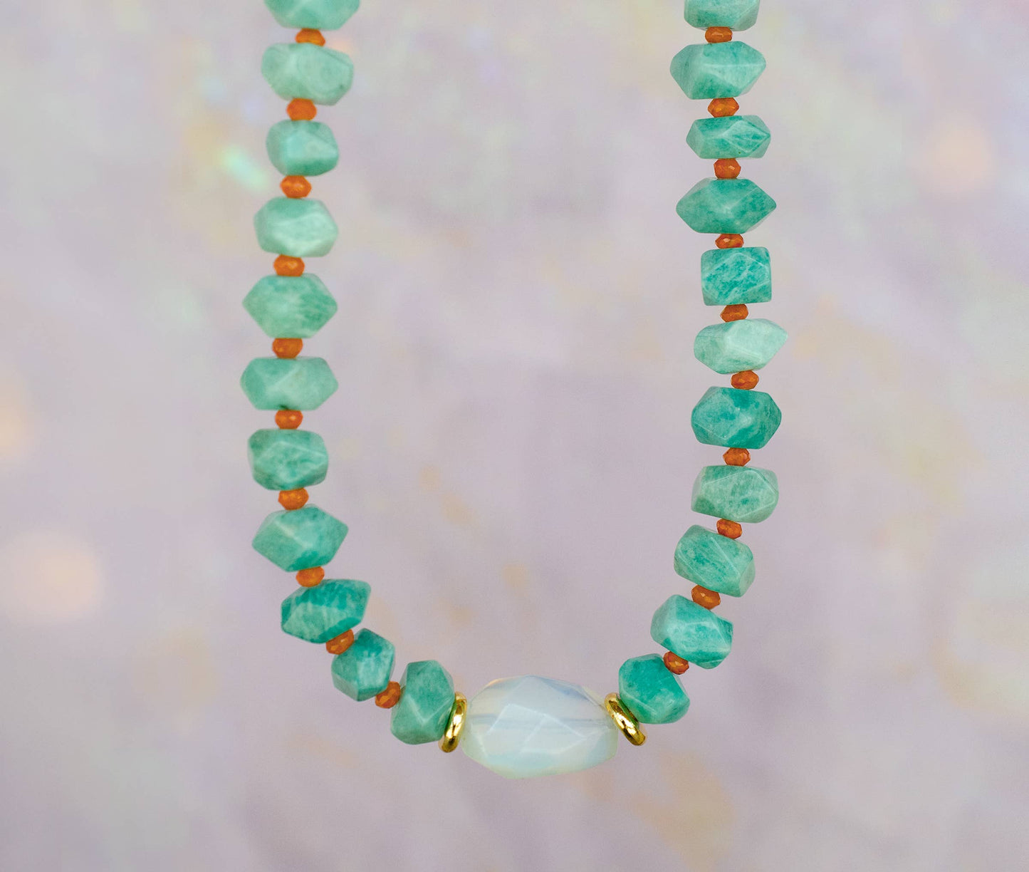 Roxie Amazonite | Beaded Necklace