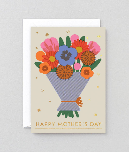 ‘Mother's Day Bouquet' Greetings Card