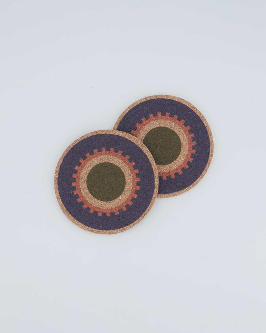 Vita Coaster | Set of 2 - Blue