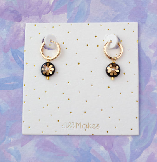 Mira Dangle Earrings | Flower