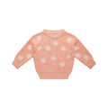 Embroidered Knit Jumper | Pearl