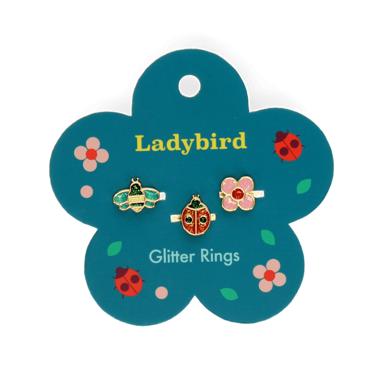 Glitter Ring Set | Ladybird