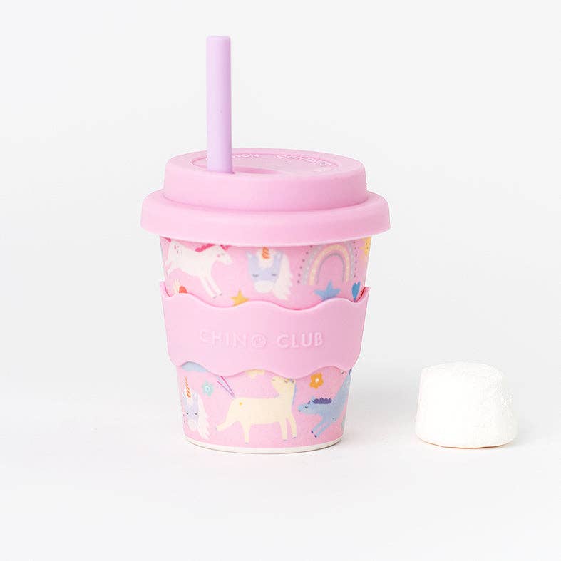 Pink Unicorn Babychino Cup | 4oz