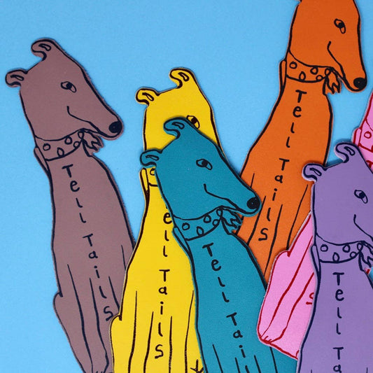 Dog Tails Bookmark | Dusty Pink