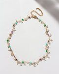 Lily of the Valley Collar Necklace | Pastel Multistone