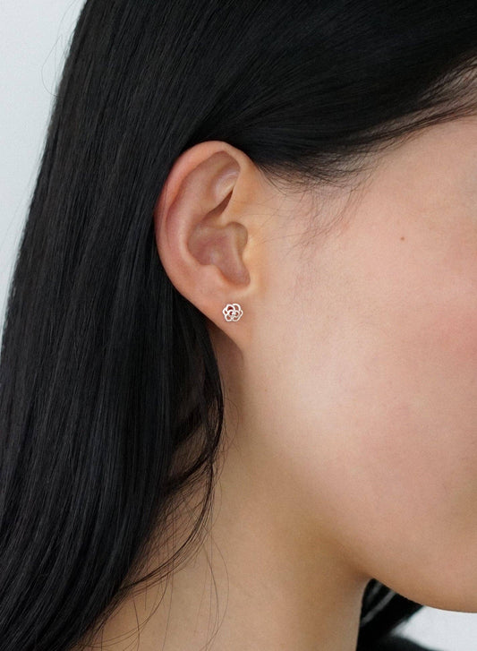 Rose Studs | 925 Sterling Silver