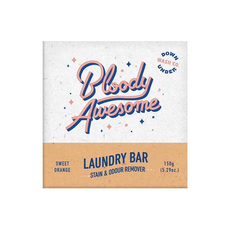 Bloody Awesome Laundry Bar | Sweet Orange