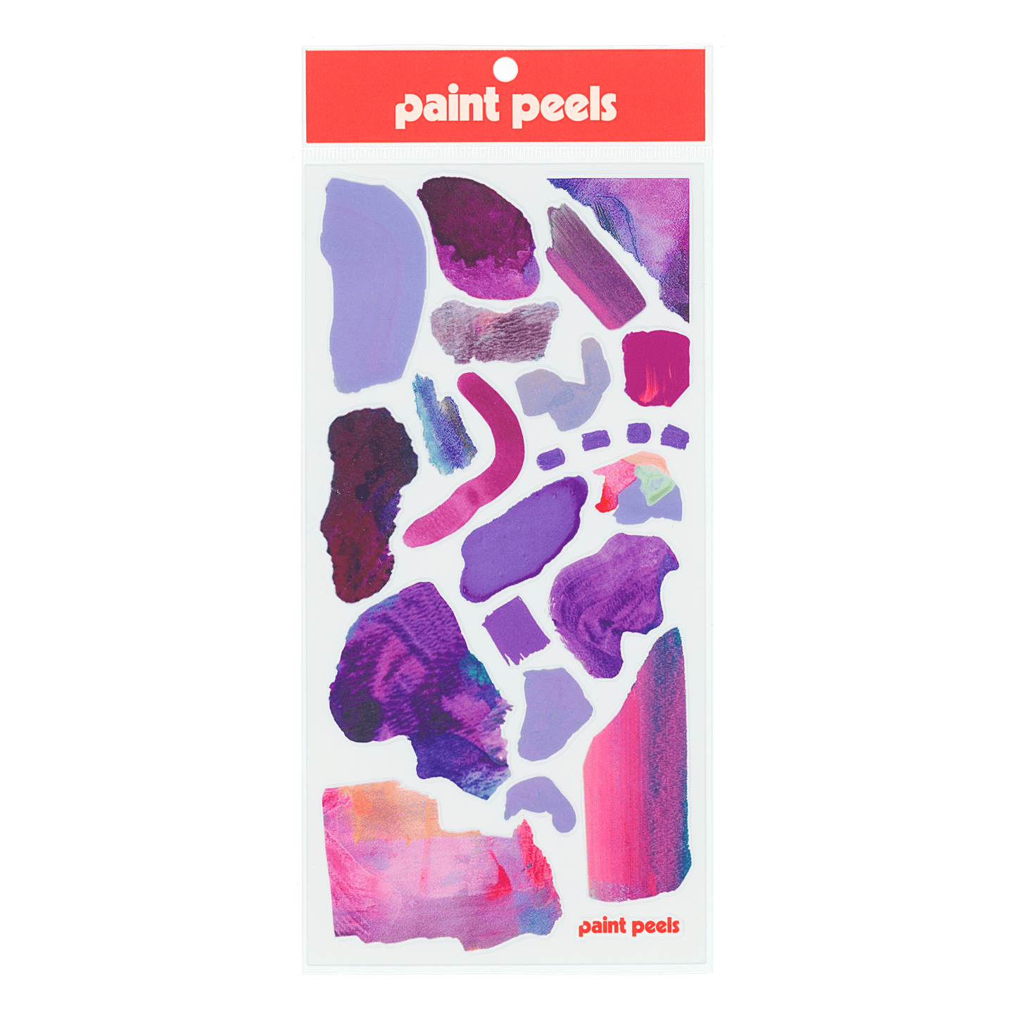 Paint Peels Sticker Sheet | various colours