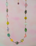 Muted Muticolor Beaded Necklace