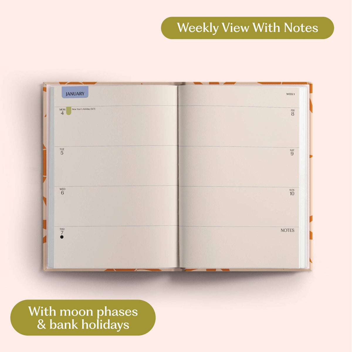 2027 Diary | Sunbeam | Week to week