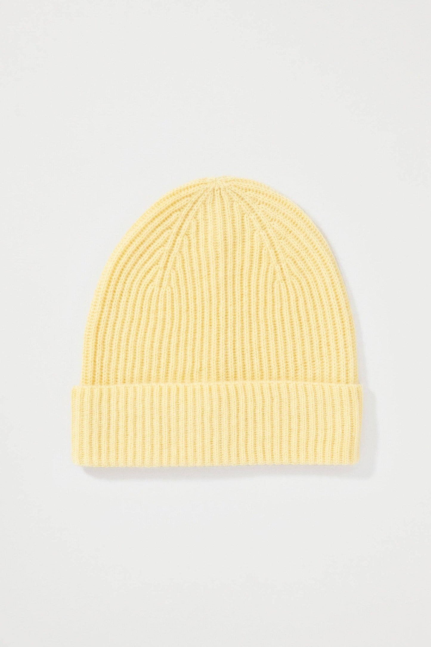 Cashmere Ribbed Beanie | Various Colours