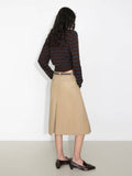 Striped Long-Sleeve Knit Cardigan | Two Colours