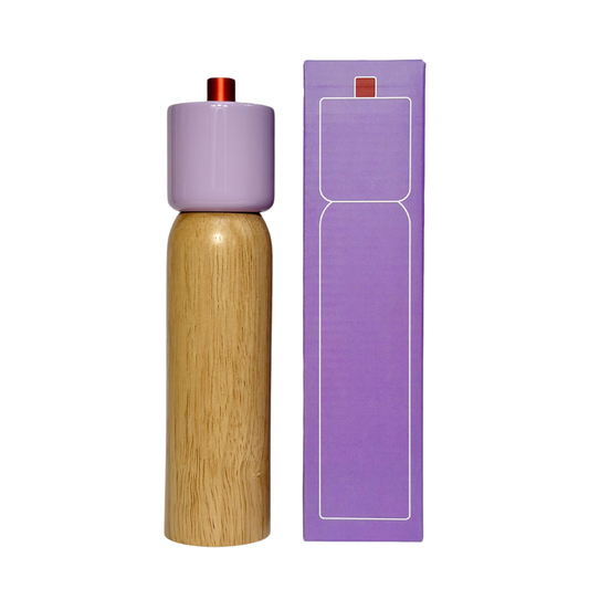 Salt & Pepper Grinder | Lilac & Red - Large