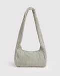 Nylon Meringue Bag | Sage Stripe