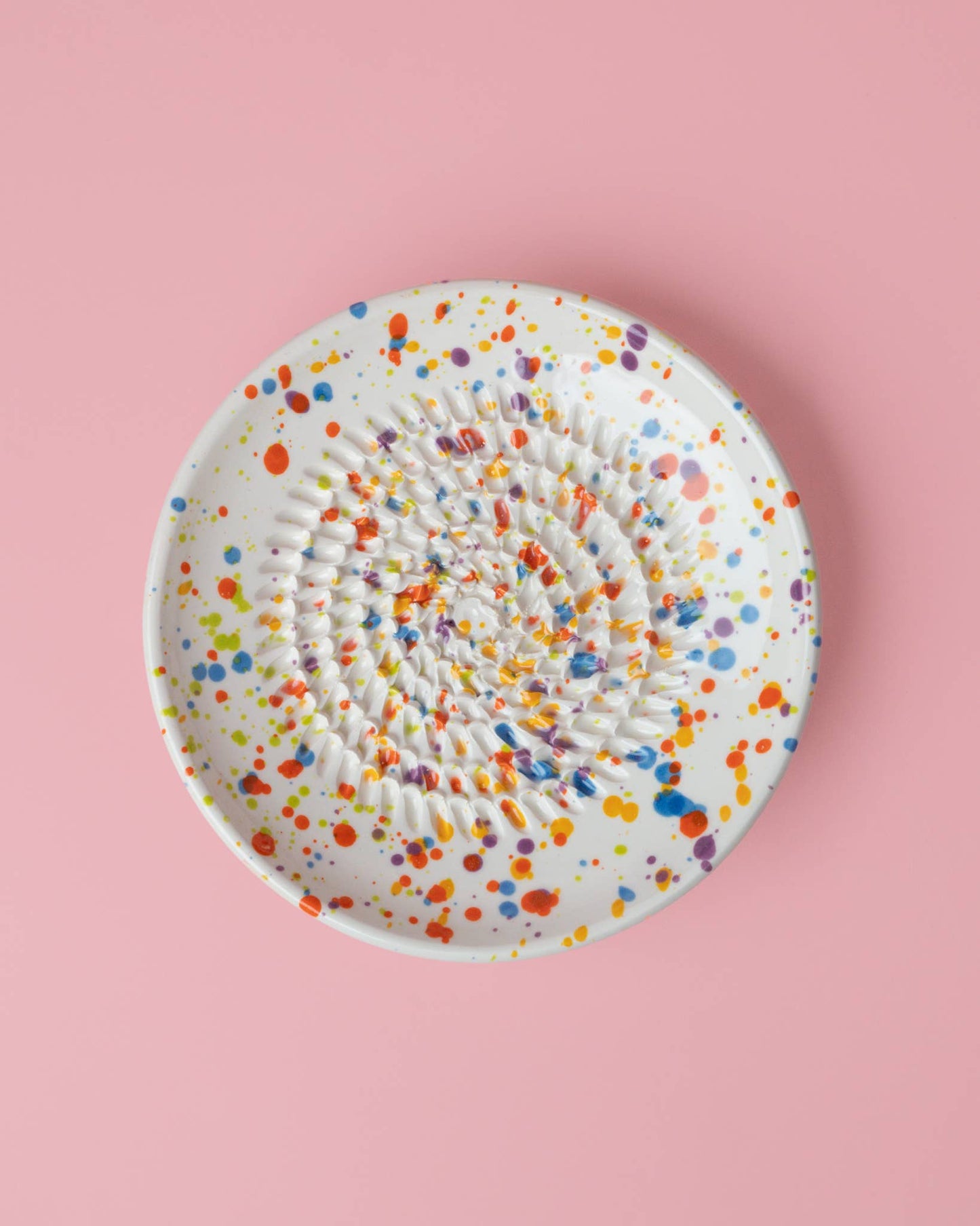 Small Ceramic Grater Plate | Carnival