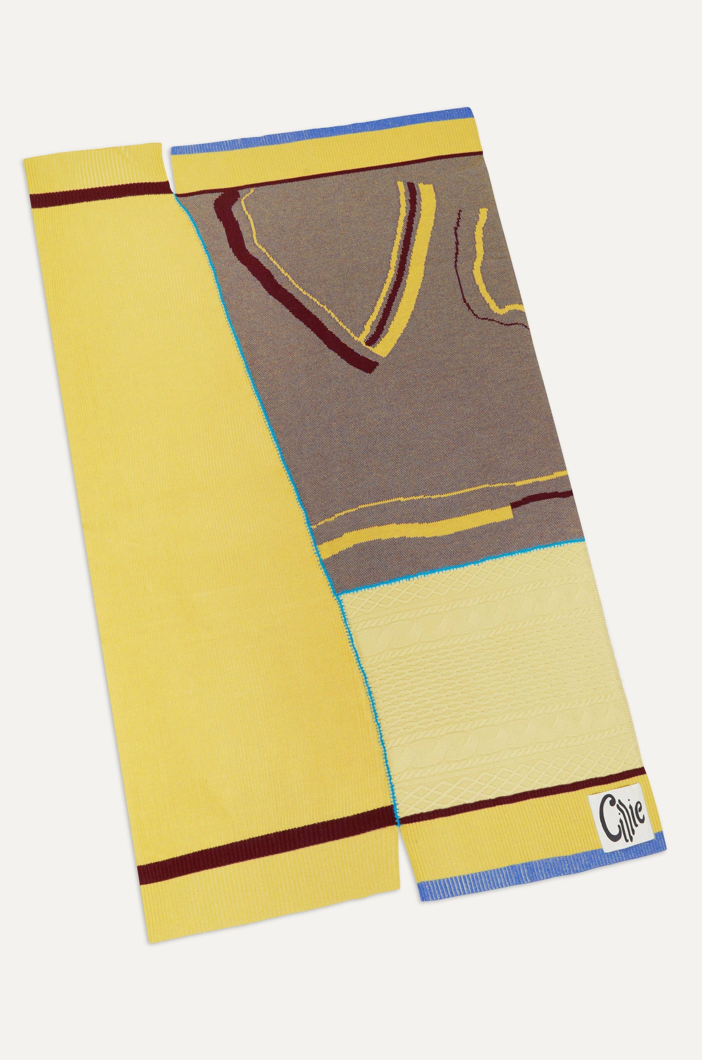 Knitted Patchwork Throw | Cedrat