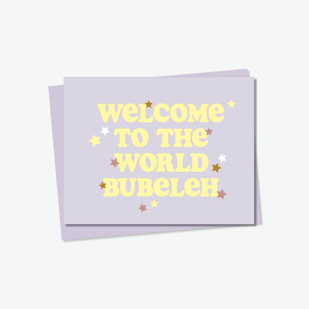 Welcome Bubeleh Card