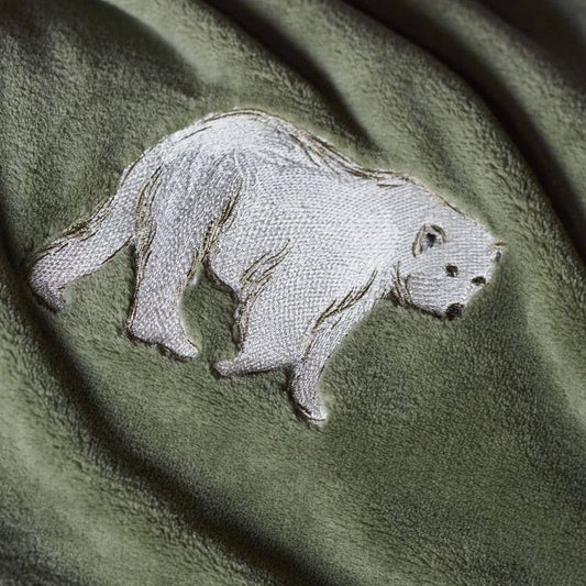 Embroidered Polar Fleece Blanket | Spitzberg