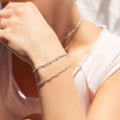 Singapore Chain Bracelet | Gold & Stainless Steel