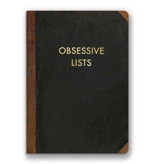 Obsessive Lists | Journal Medium (Ruled)