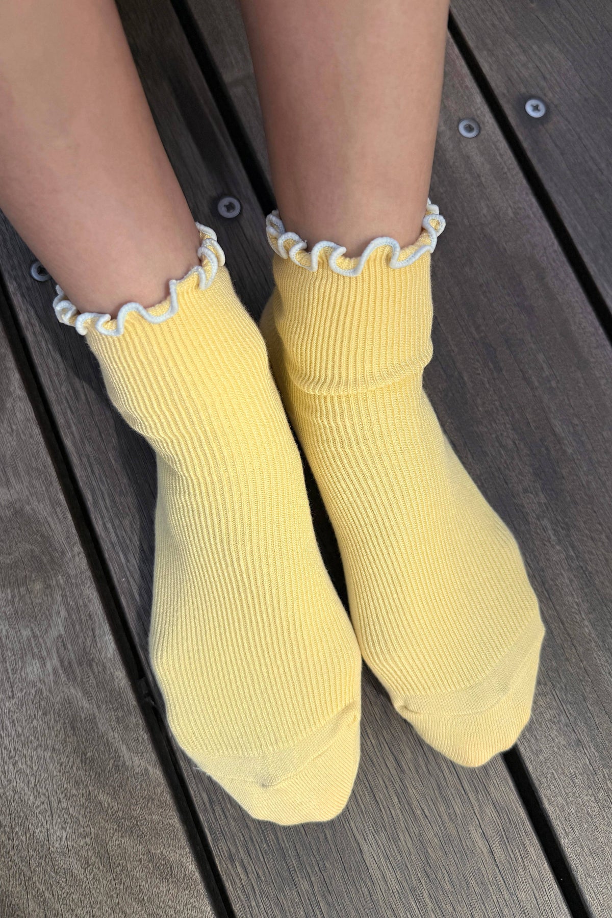Ruffled Modal Socks | various