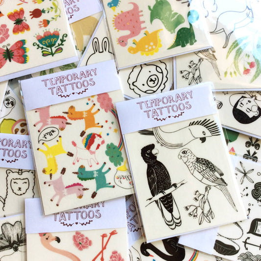 Tatts Floral Temporary Tattoos