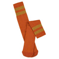 Unisex Tube Socks | Orange & Brown