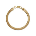 Herringbone Chain Bracelet | Gold