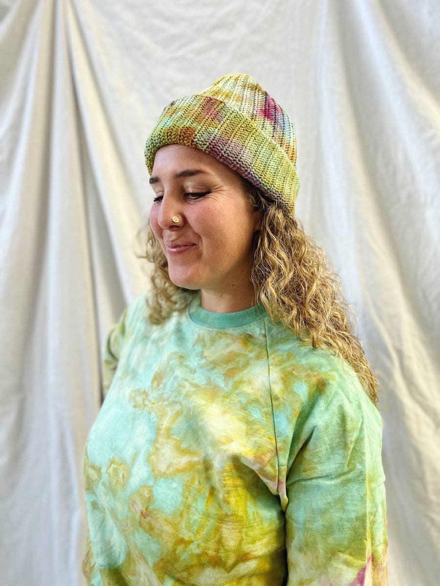 Hand Dyed Chunky Knit Beanie | Various Colours