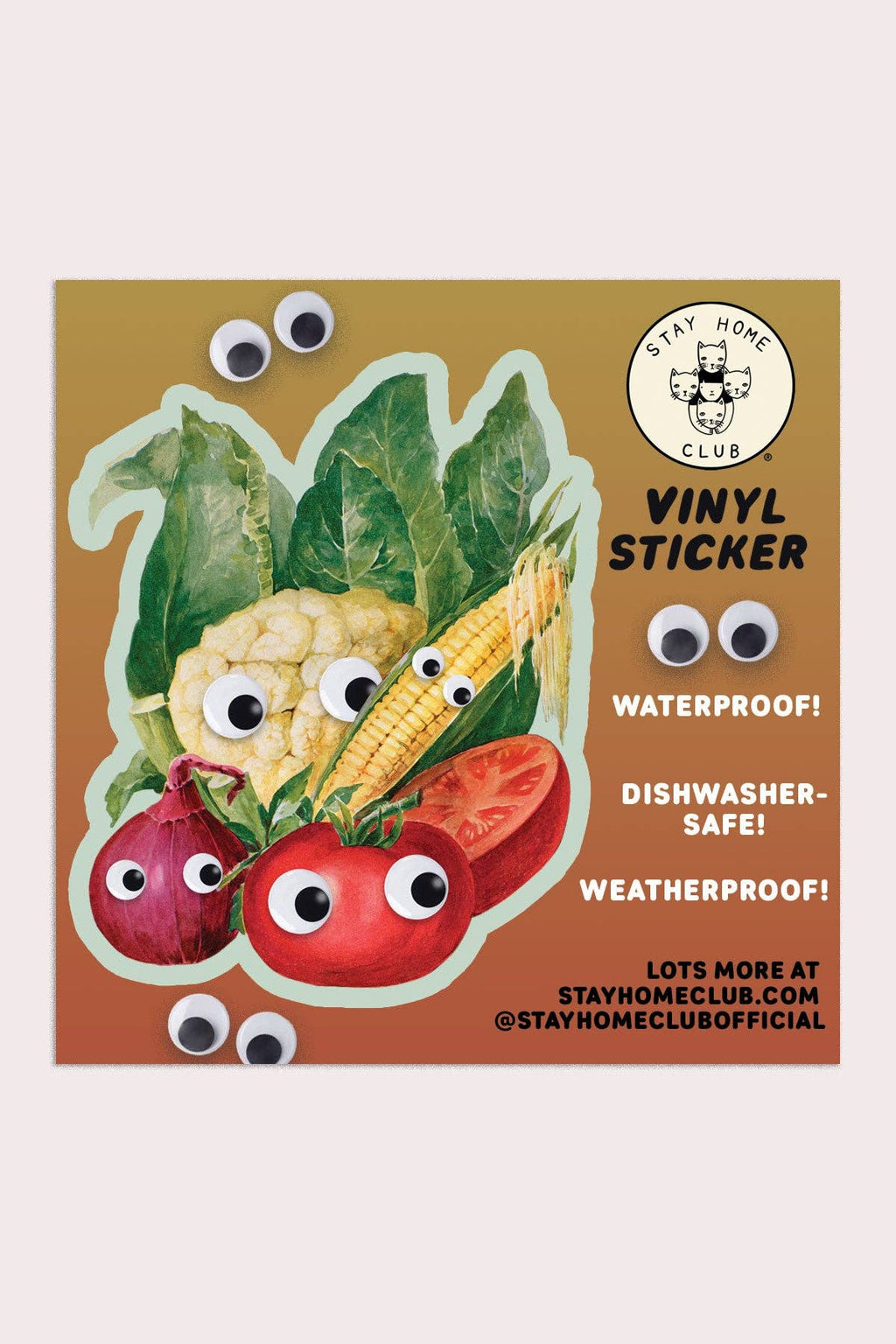 Vinyl Sticker | Googly Veg