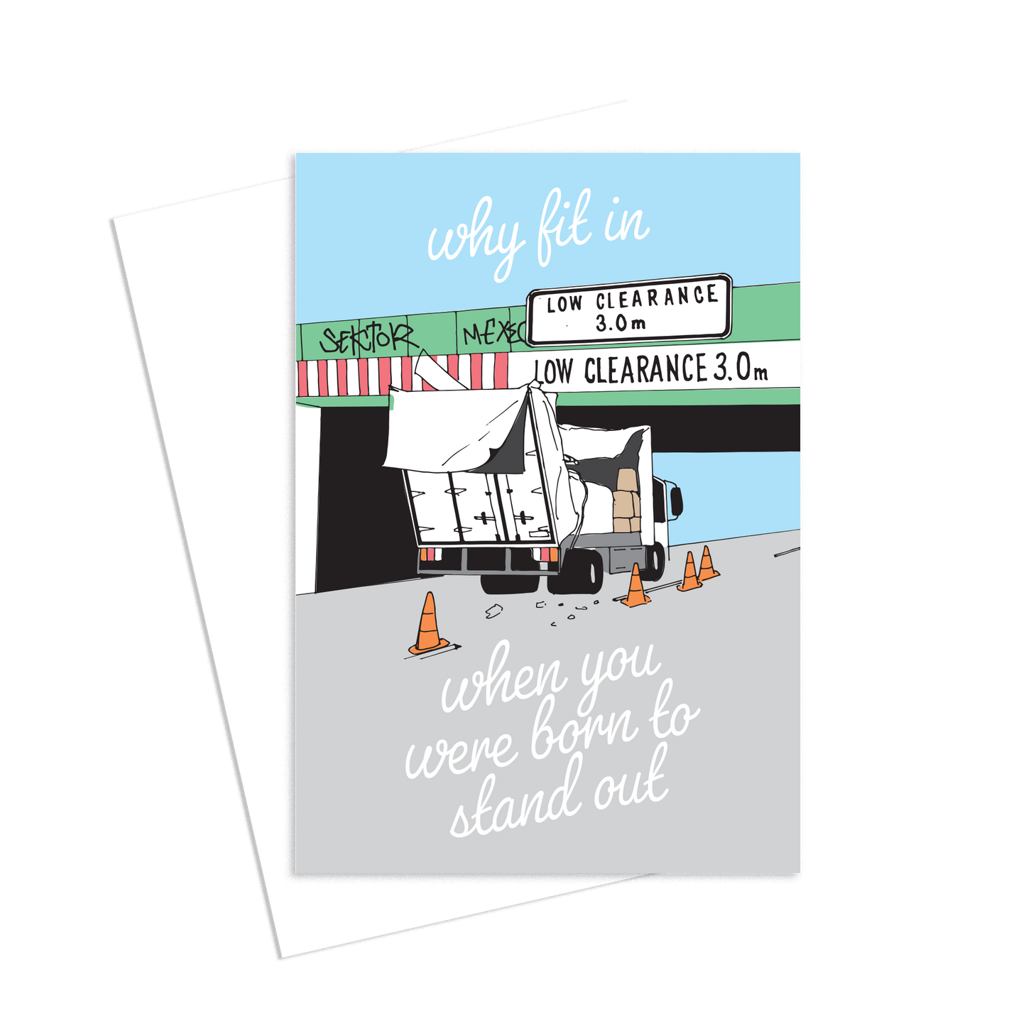 Stand Out Greeting Card