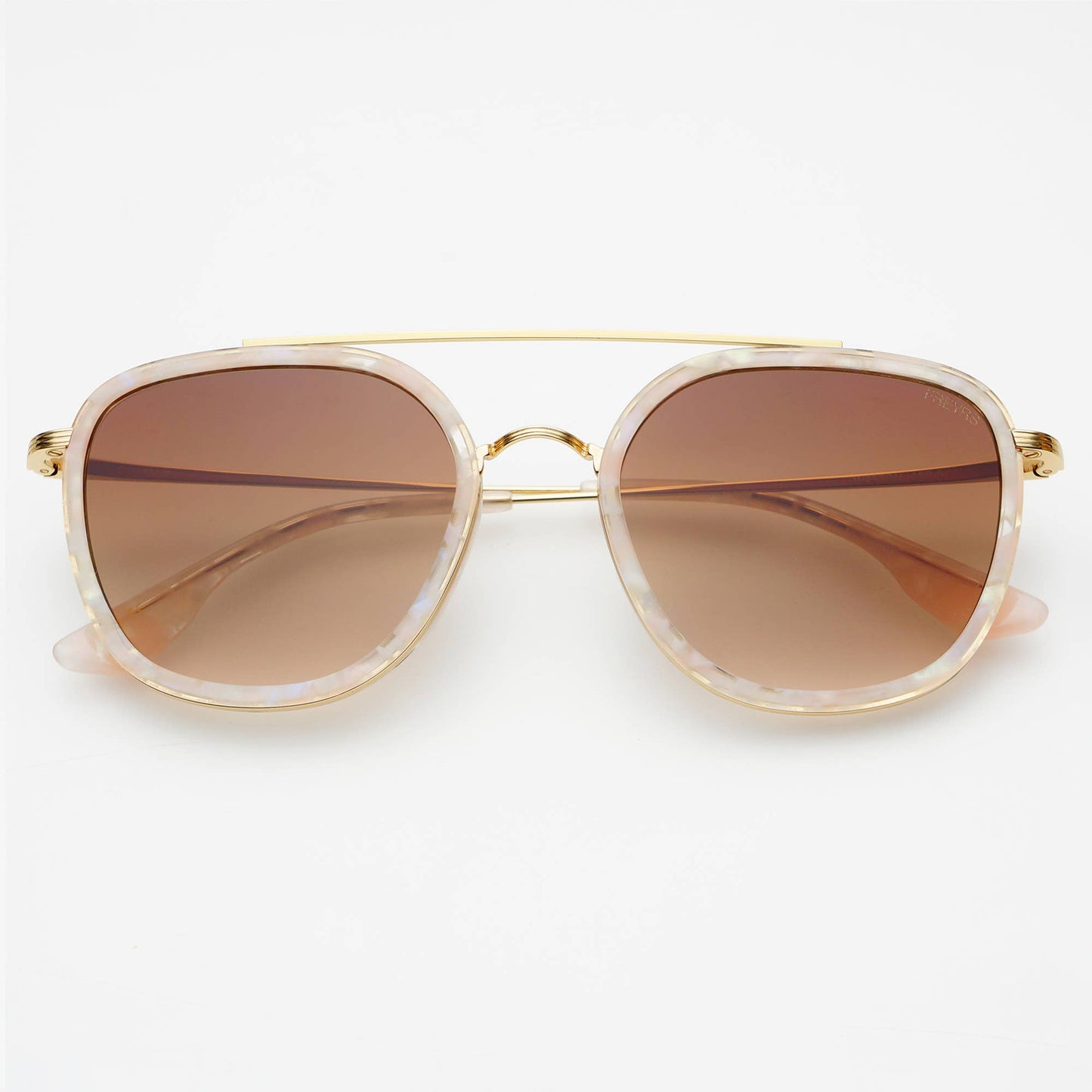 Weston Round Sunglasses | Light Pink / Brown