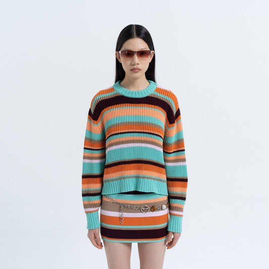 Stripe Standard Sweater | Multi