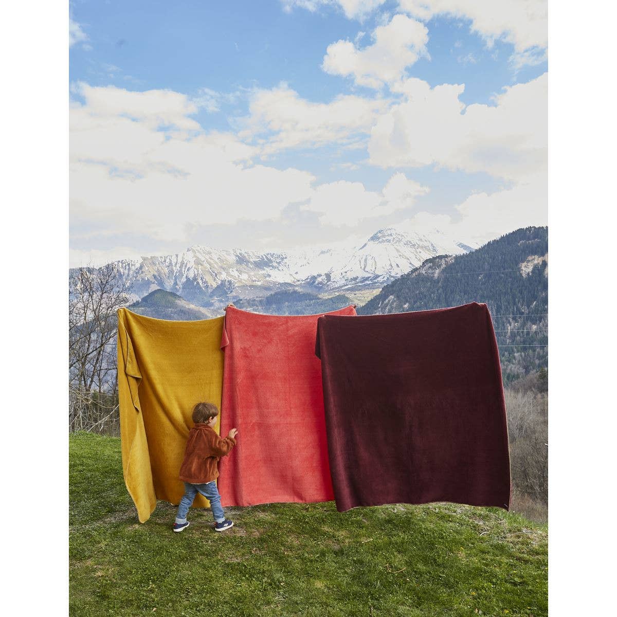 Bien au Chaud Polar Blanket | Rose Flamingo