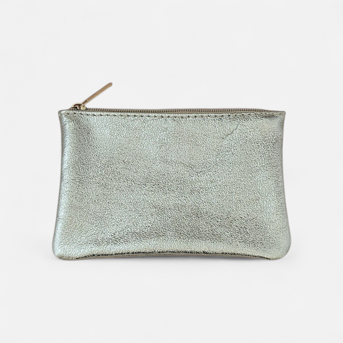 Metallic Leather Pouch | More Colours Available