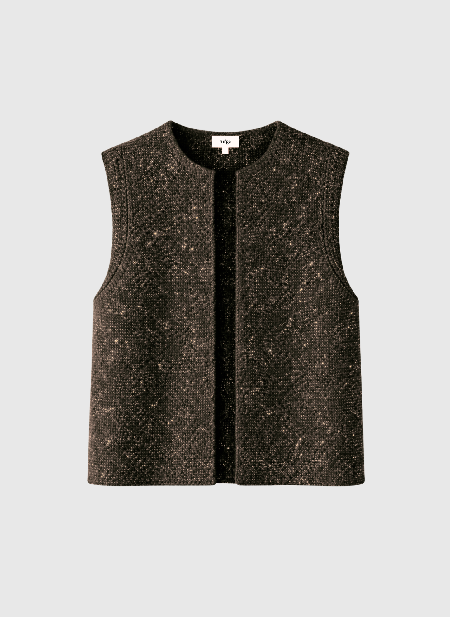 Legaya Metallic Knit Vest
