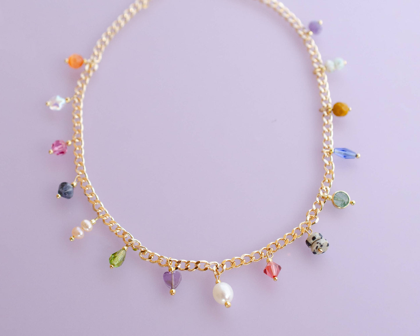 Multicharm Chain Necklace