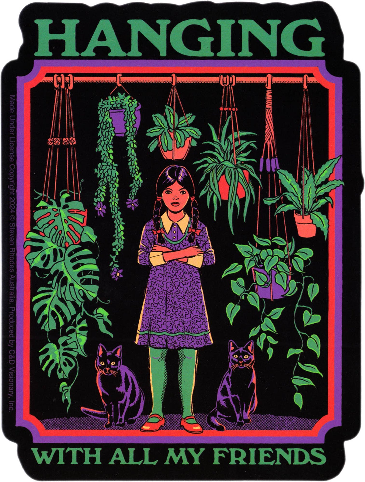 Hanging with Cats | Sticker