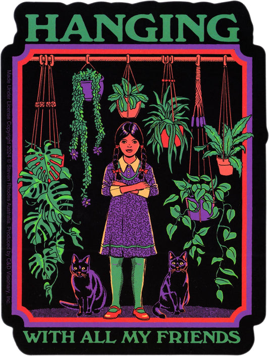 Hanging with Cats | Sticker